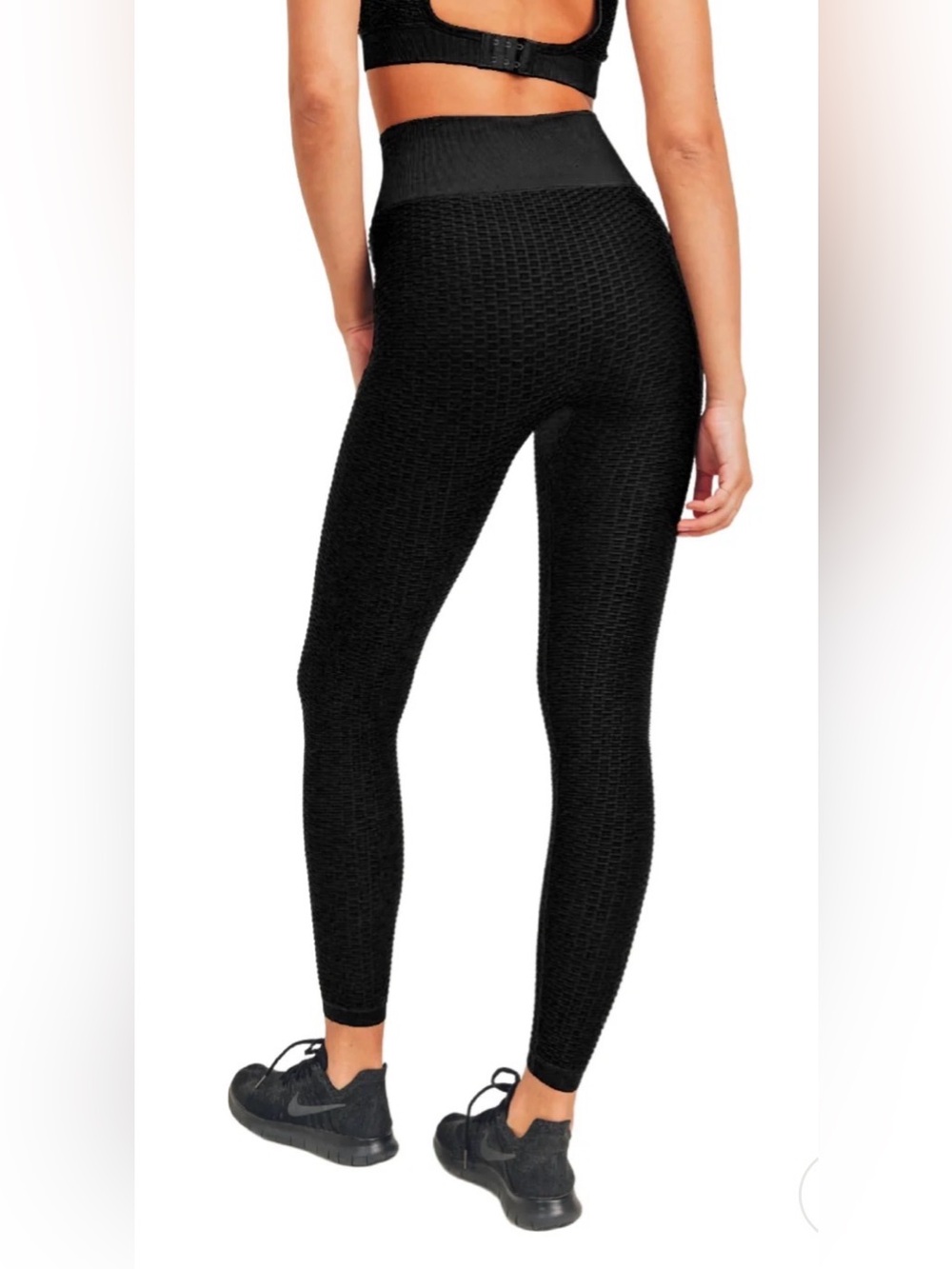 NWOT MONO B Jacquard and Ribbed Seamless leggings size women’s small